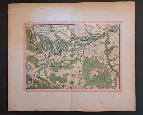 Kupferstich landkarte 1735 - kupferstich,