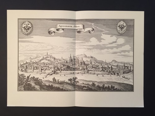 Aachen kupferstich merian - aachen,