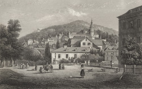 Baden stadtansicht - baden,