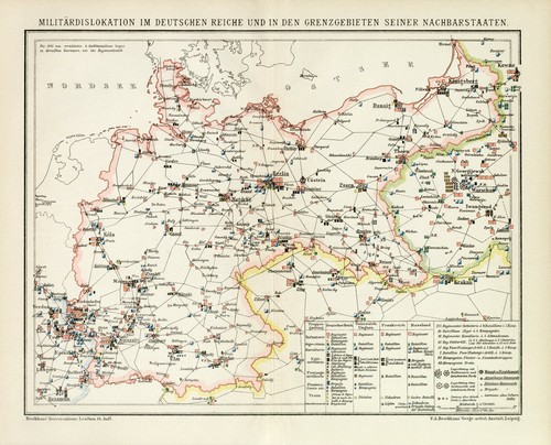 Militärkarte deutsches reich - militärkarte,
