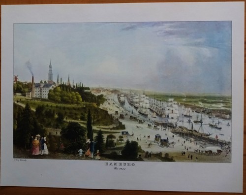Hamburg 1855 druck vom - ,