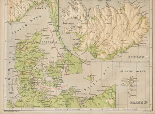 Landkarte dänemark island - landkarte,
