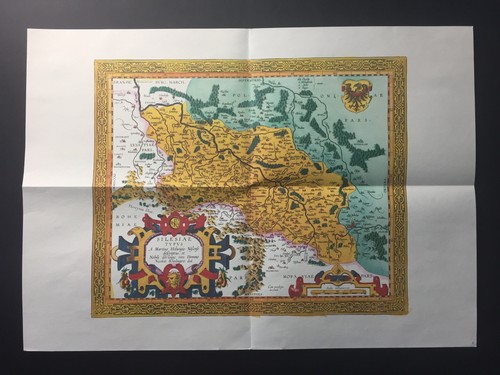 Schlesien 1595 landkarte - schlesien,