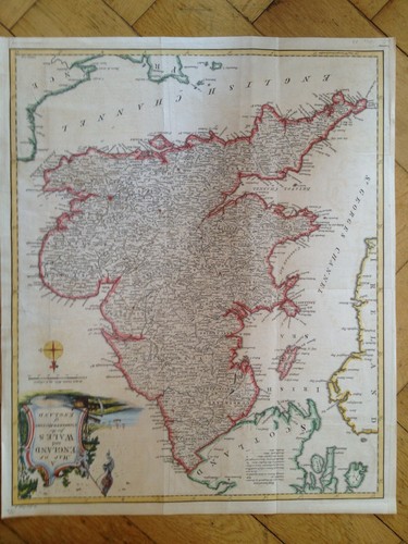 Karte von england - england, wales