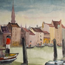 Stadtansicht Alt-Berlin Spree