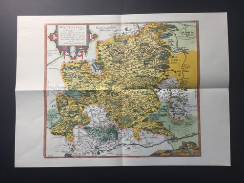 Württemberg 1595 landkarte - 1595,