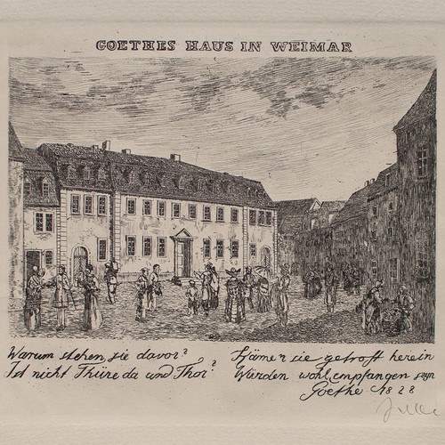 Goethes haus weimar - goethes, in