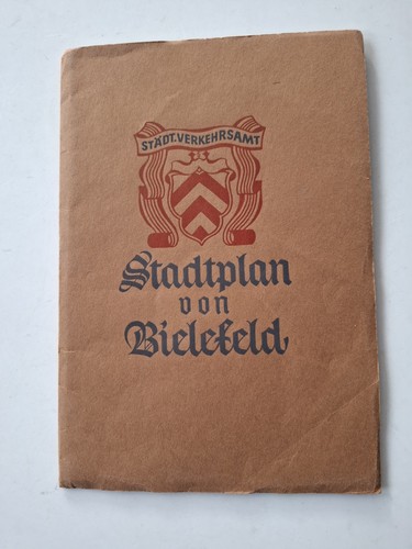 Stadtplan bielefeld 1934 vom - stadtplan,