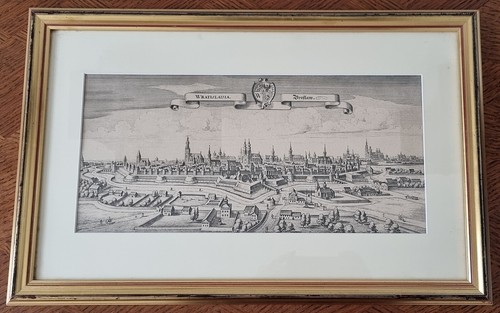 Schöner gerahmter kupferstich - gerahmter,