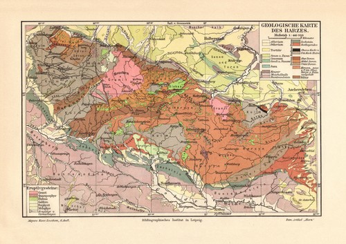 Harz geologie historische - harz,