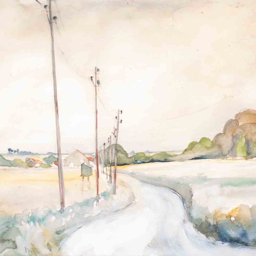 Landschaft dorfansicht alte - landschaft,