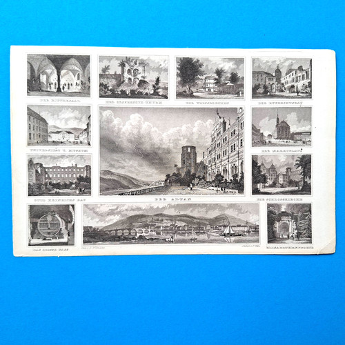 Heidelberg souvenirblatt - -, (1)