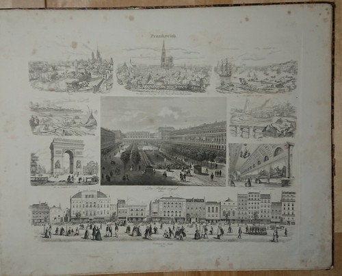 Stahlstich 1850 palais - 1850,