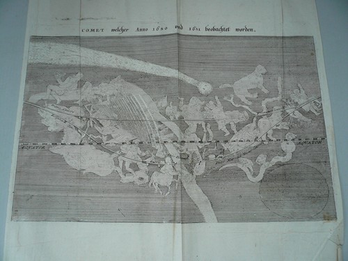 Komet 1680 kirch - komet, merian