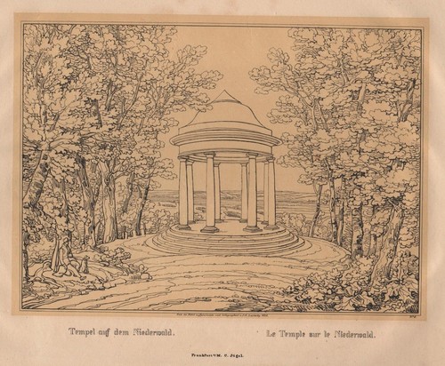 1830 tempel auf dem - 1830,