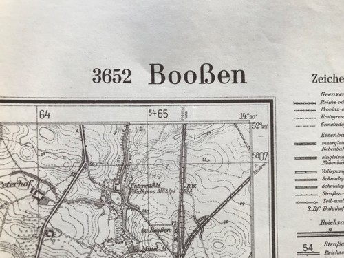 Booßen sieversdorf - booßen,,