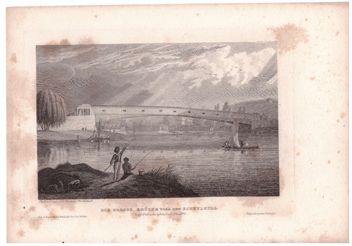 Stahlstich 1840 grosse - um,