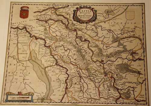 Historische landkarte kleve - landkarte,