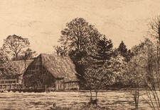 Wassermühle Flußlandschaft