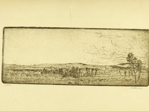 Unbekannte landschaft - unbekannte,