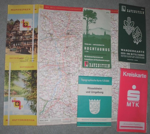 Landkarten div 1958 - div.,