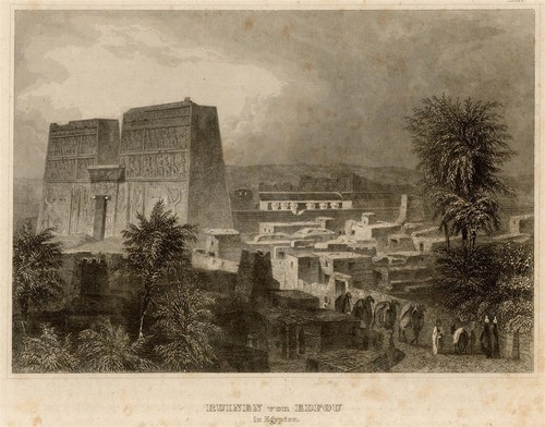 ägypten edfu horustempel - edfu,