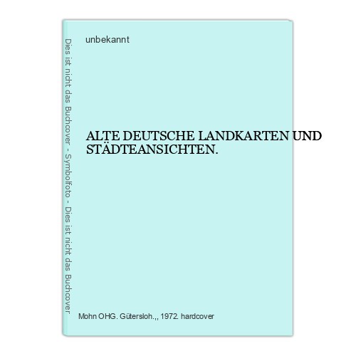 Alte deutsche landkarten - landkarten, und