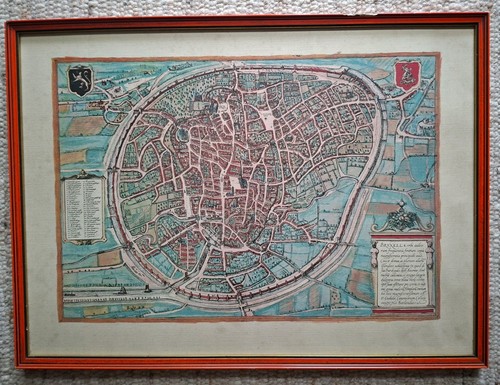 Alte stadt karte brüssel - karte,