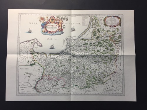 Ostpreussen landkarte blaeu - -,