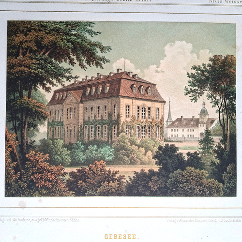 Gebesee chromolithographie - -,