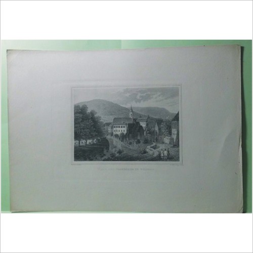 Alter stahlstich 1834 1864 - stahlstich,